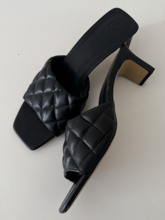 H&M Shoes - H&M Black Quilted Women's Heeled Sandals